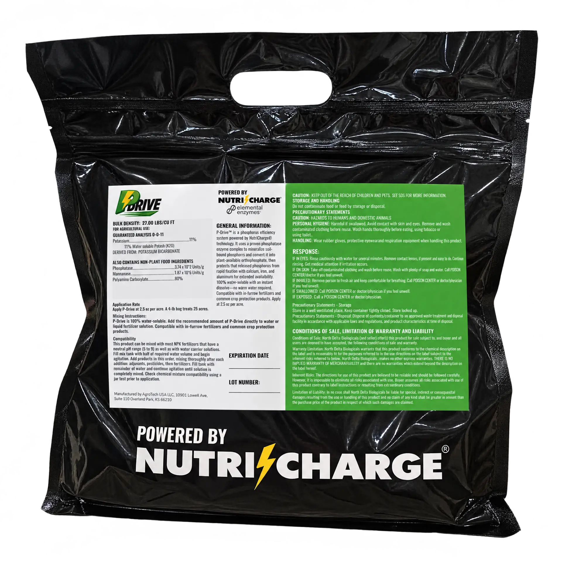 P-Drive bag, powered by NutriCharge