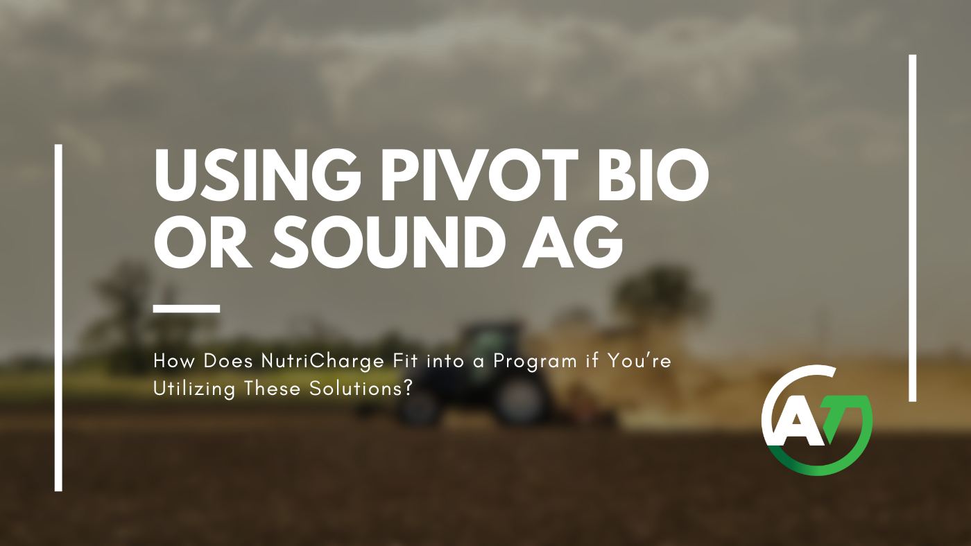 Using Pivot Bio or Sound Ag: How Does NutriCharge Fit into a Program if You're Utilizing These Solutions?